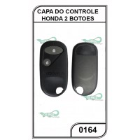 Capa do Controle Honda Accord, Civic e CRV (Antigo) Oca 2 Botões - 0164